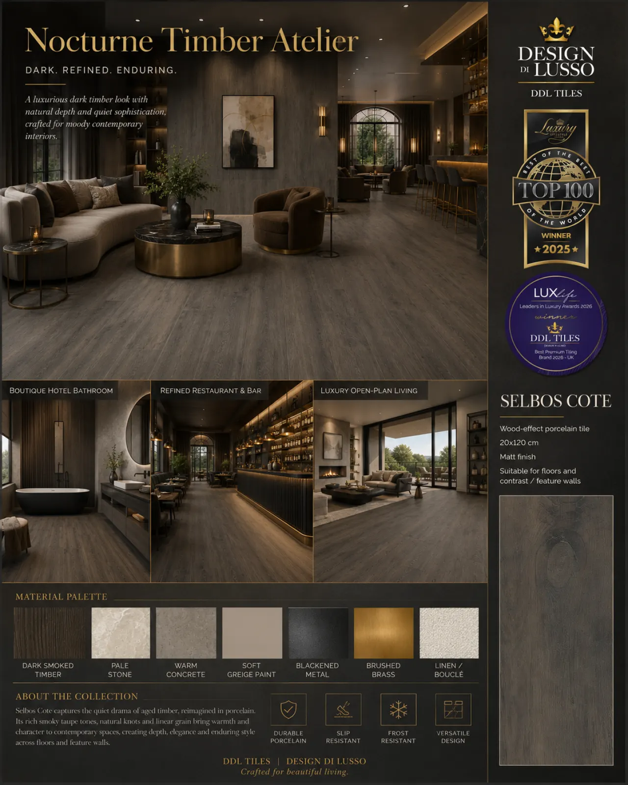 Curated Reverie: Cote Selbos Collection tile mood board
